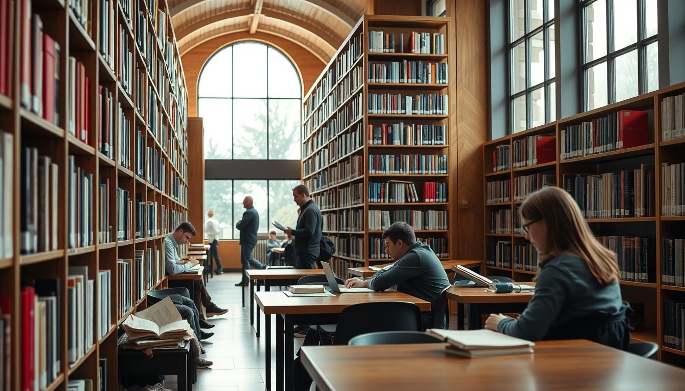 Student using a study guide to organize academic notes